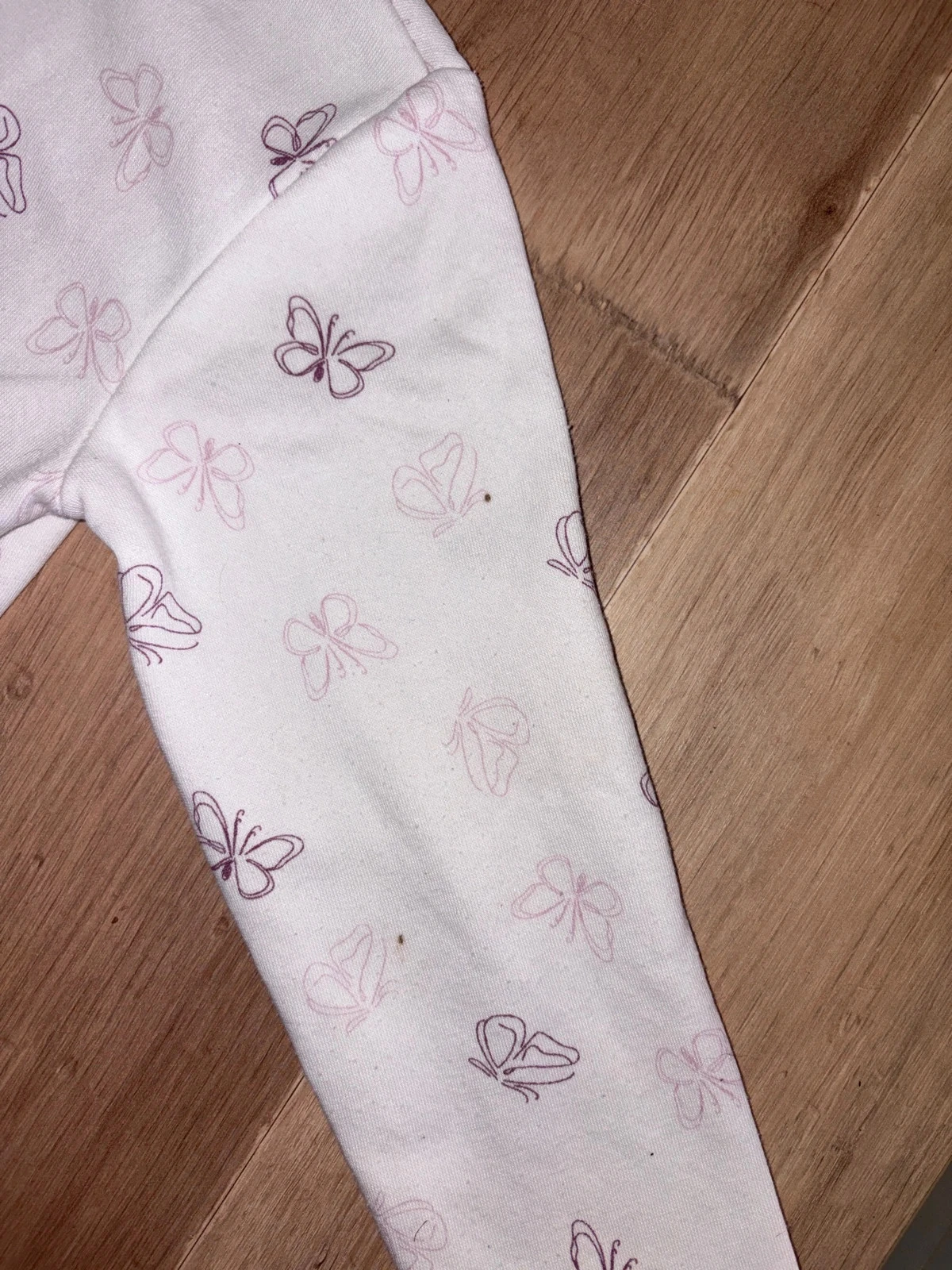 White zip-up vest with butterflies FPC size 5 years – photo 4